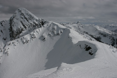 View from the top of Revelstoke
