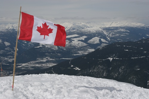 View from the top of Revelstoke