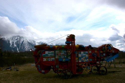 Something colorful near Old Hazelton