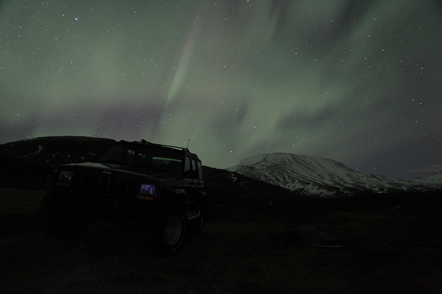 Northern Lights, Hvalfjörður, Iceland, March 2012