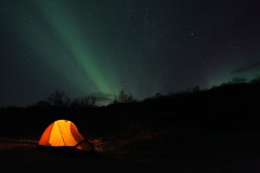 Northern Lights in Þingvellir National Park (part 2), October 2012