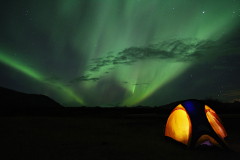 Northern Lights in Þingvellir National Park (part 1), October 2012