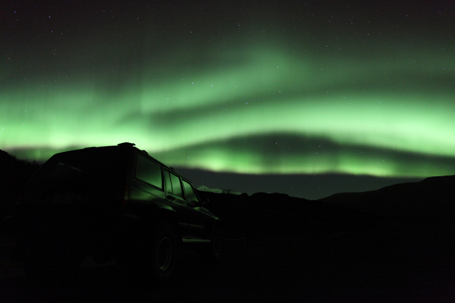 Northern Lights, Thingvellir, Iceland, October 2012