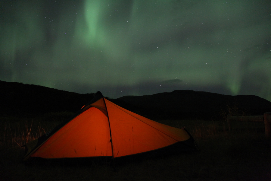 Northern Lights, Thingvellir, Iceland, October 2012
