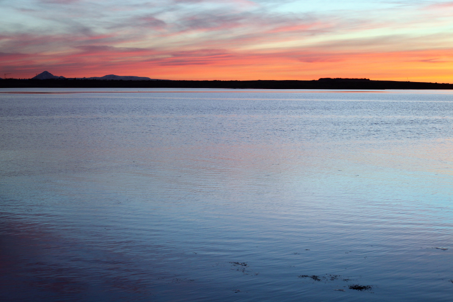 Sunset in Kopavogur, Iceland, 2013