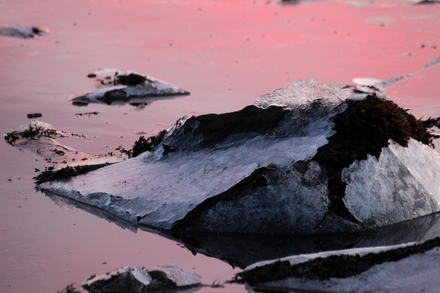 Sunset in Kopavogur, Iceland, 2013