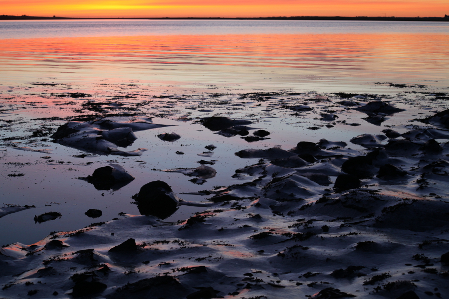 Sunset in Kopavogur, Iceland, 2013