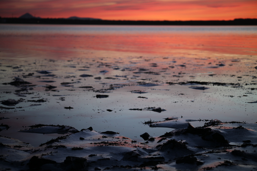 Sunset in Kopavogur, Iceland, 2013