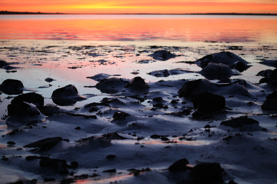 Sunset in Kopavogur, Iceland, 2013