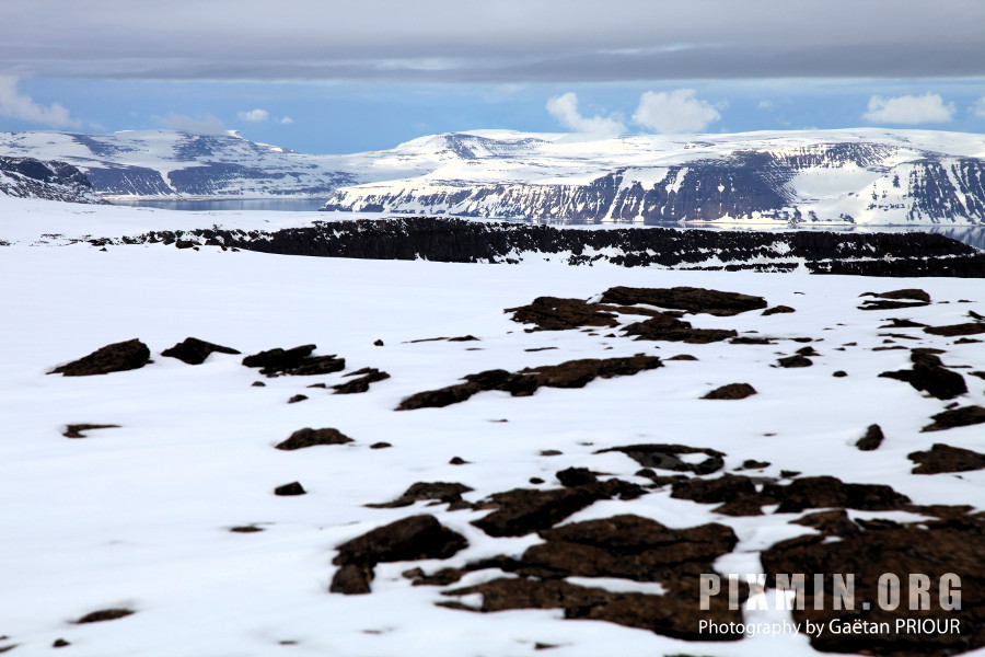 Trekking in the West Fjords, Iceland, April 2013